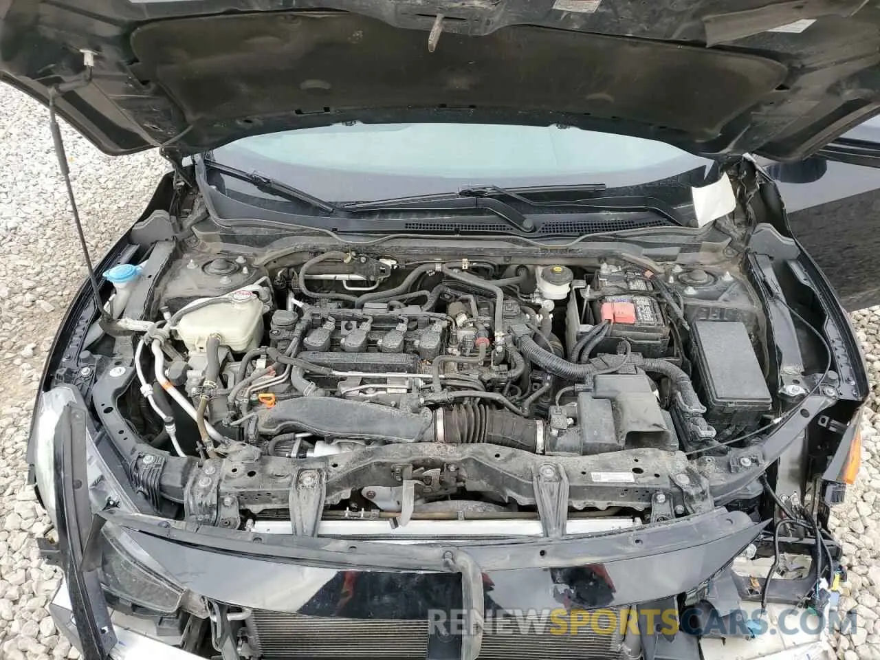 11 fotografías del automóvil dañado 19XFC1F36ME009498 HONDA CIVIC 2021