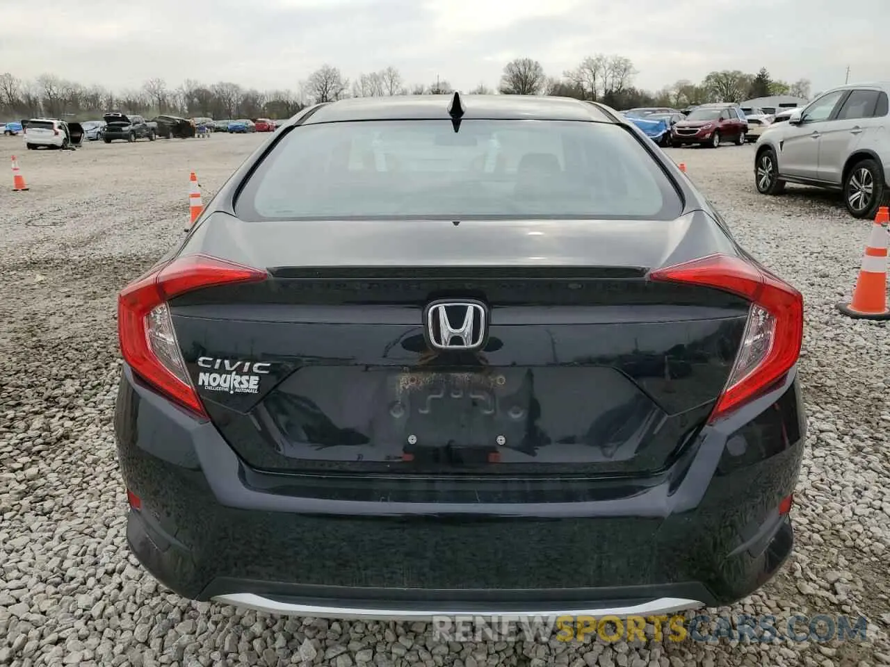 6 fotografías del automóvil dañado 19XFC1F36ME009498 HONDA CIVIC 2021