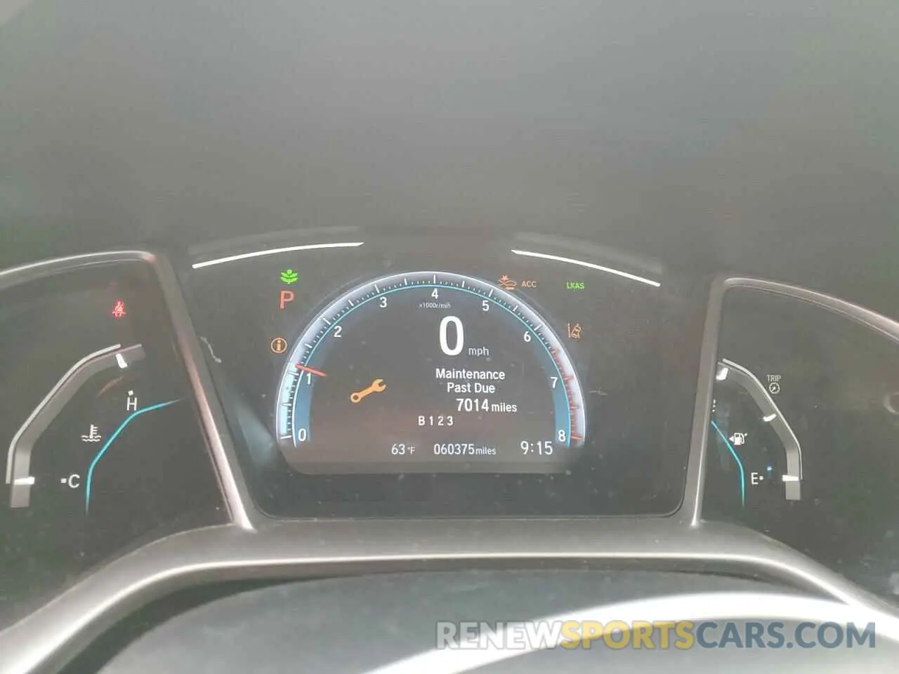 9 fotografías del automóvil dañado 19XFC1F36ME009498 HONDA CIVIC 2021