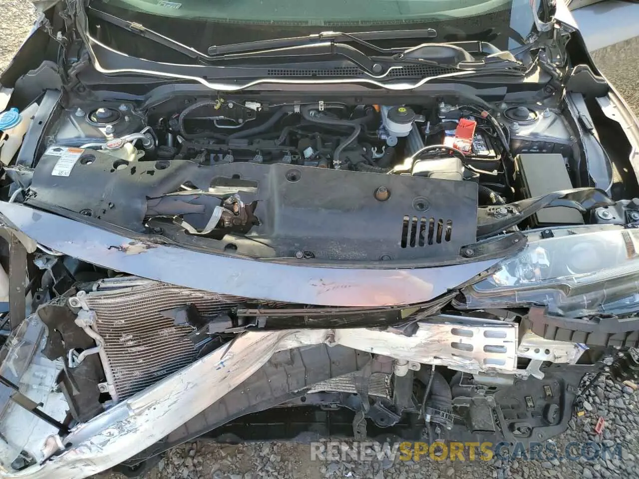 13 fotografías del automóvil dañado 19XFC1F36ME203366 HONDA CIVIC 2021