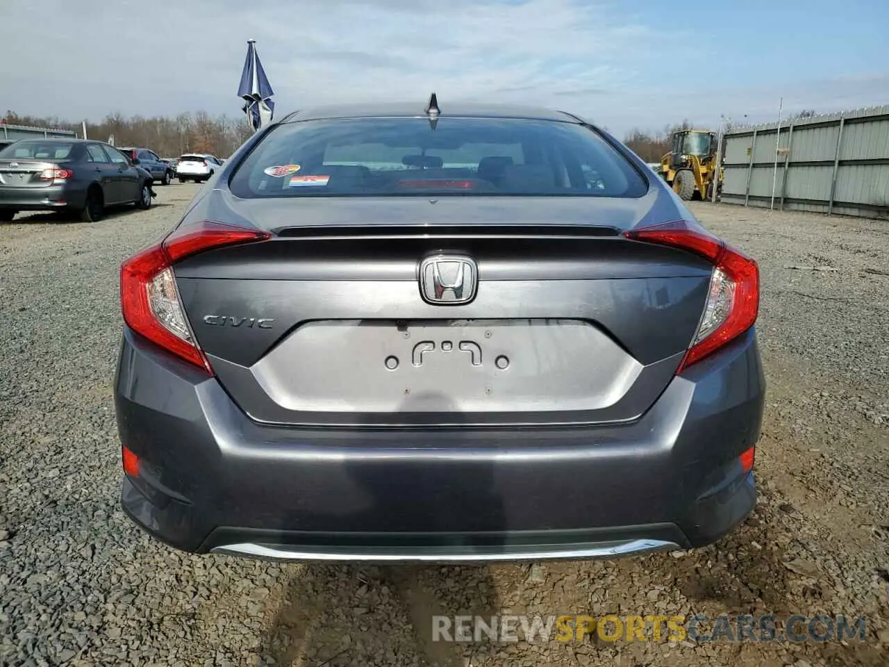 6 fotografías del automóvil dañado 19XFC1F36ME203366 HONDA CIVIC 2021