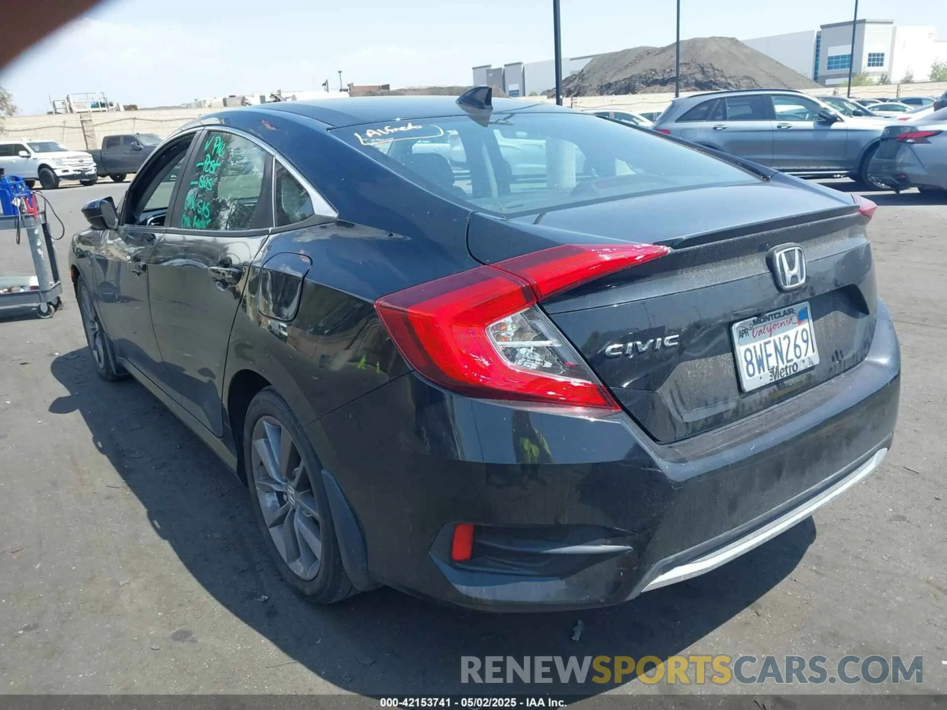 3 fotografías del automóvil dañado 19XFC1F37ME205238 HONDA CIVIC 2021