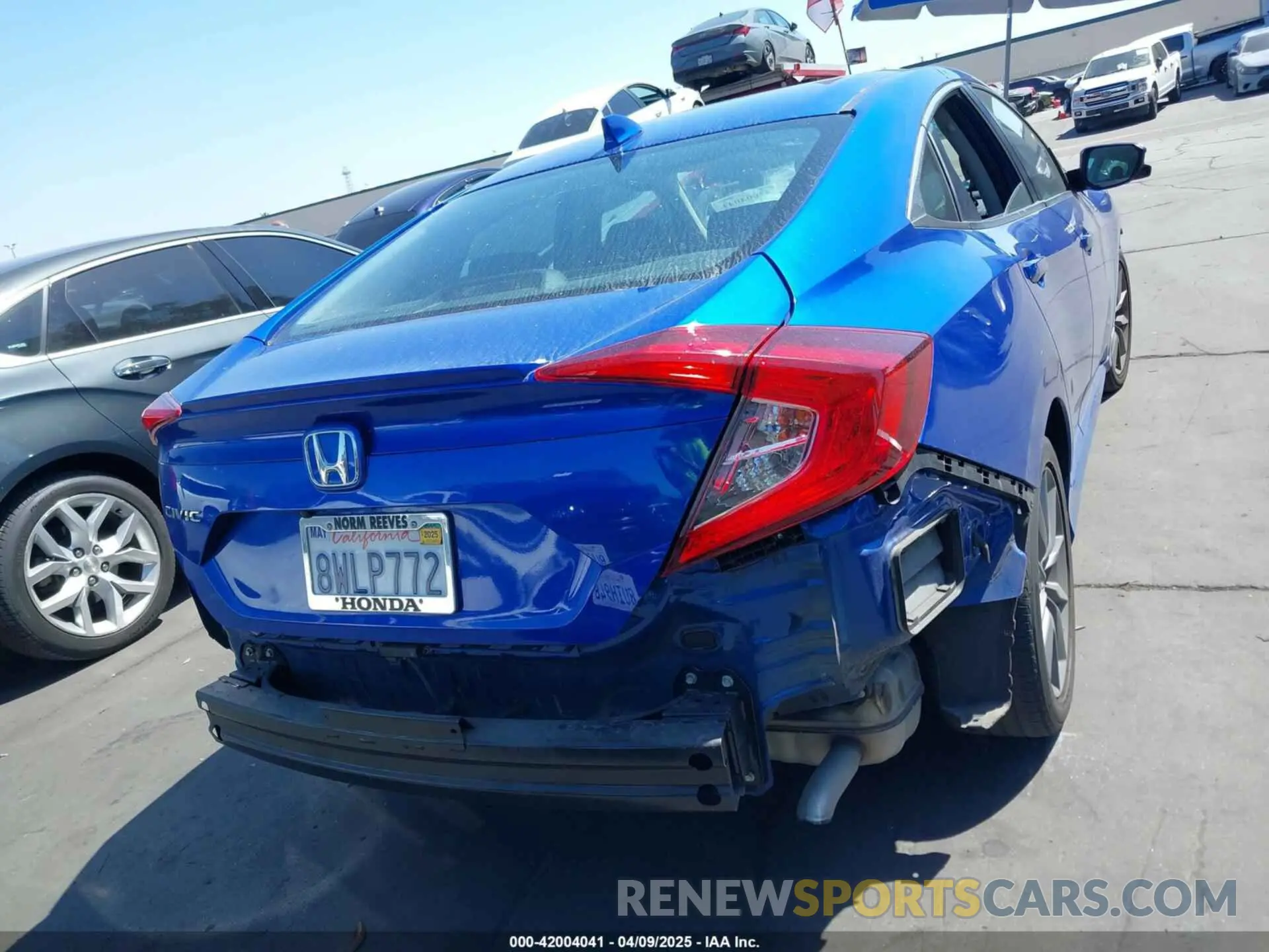 17 fotografías del automóvil dañado 19XFC1F37ME207085 HONDA CIVIC 2021