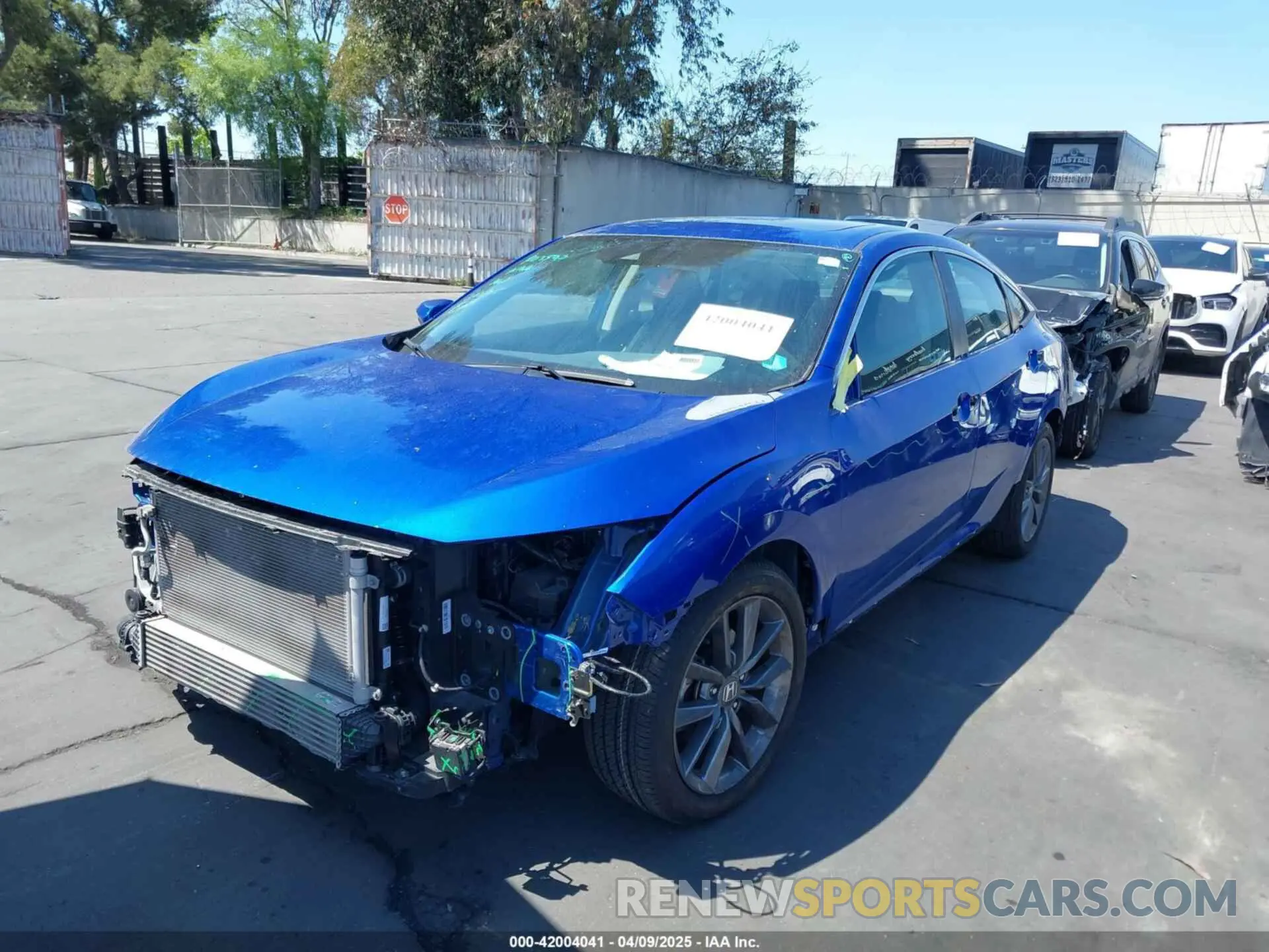 2 fotografías del automóvil dañado 19XFC1F37ME207085 HONDA CIVIC 2021