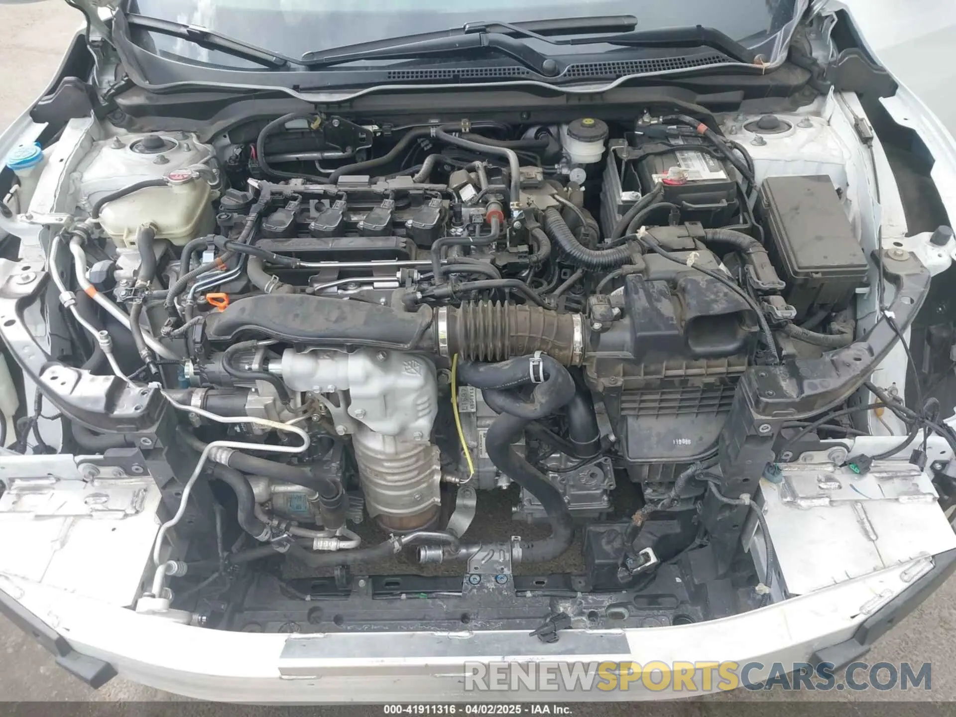 10 fotografías del automóvil dañado 19XFC1F37ME208768 HONDA CIVIC 2021