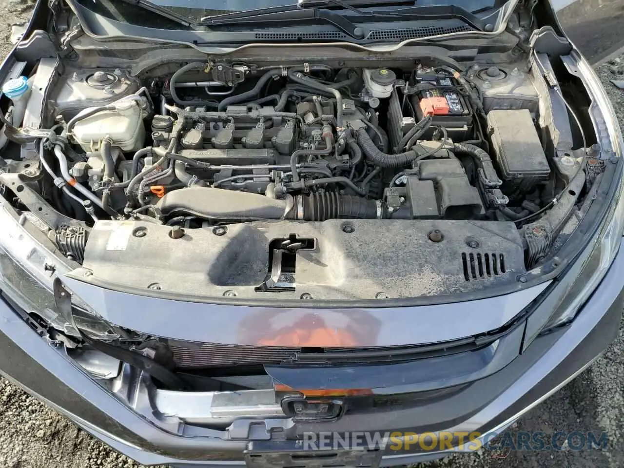 11 fotografías del automóvil dañado 19XFC1F38ME202526 HONDA CIVIC 2021