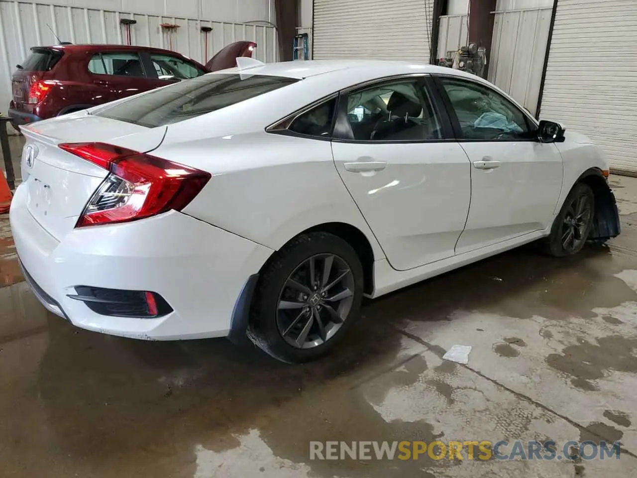 3 fotografías del automóvil dañado 19XFC1F38ME206401 HONDA CIVIC 2021