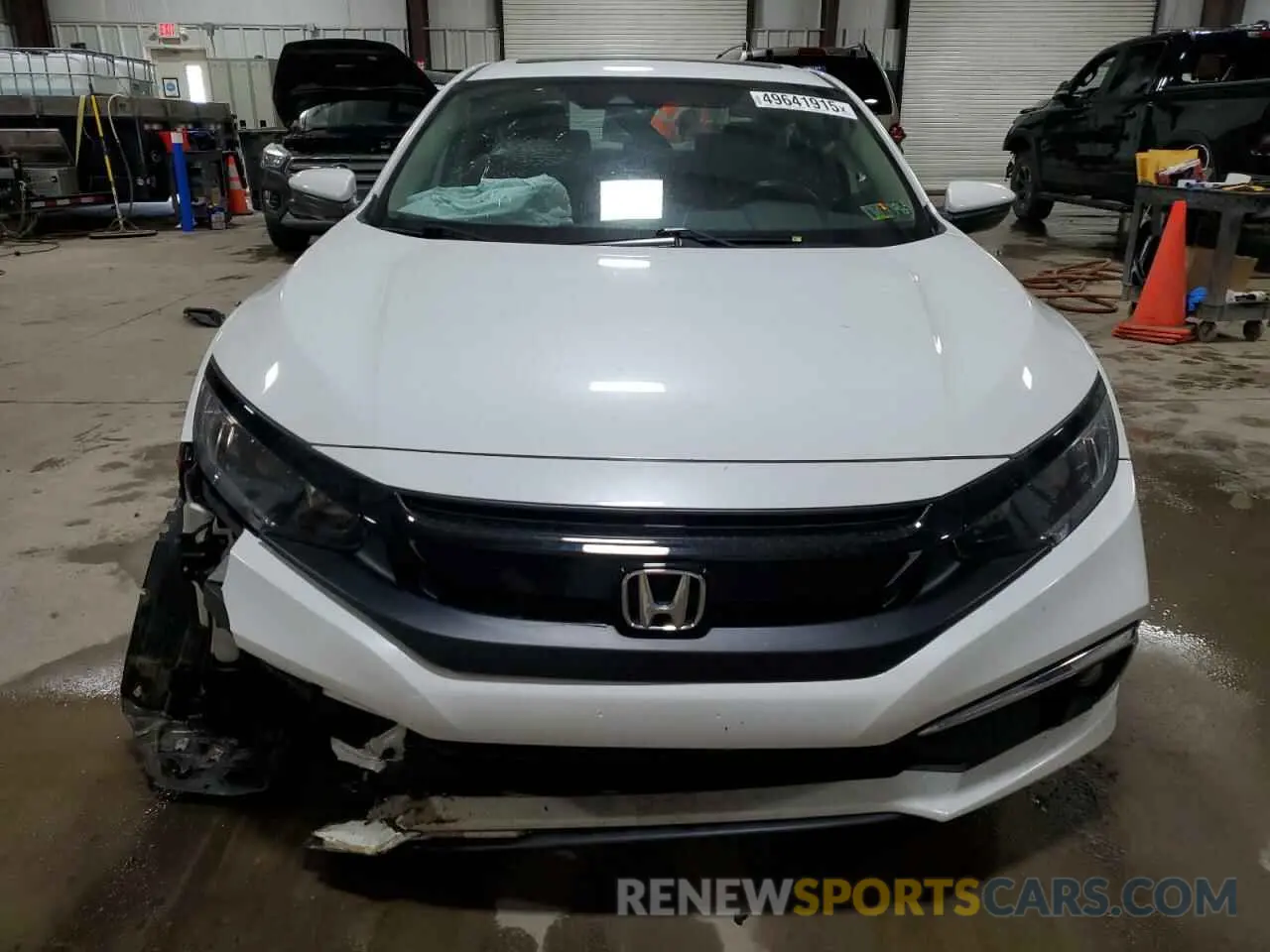 5 fotografías del automóvil dañado 19XFC1F38ME206401 HONDA CIVIC 2021