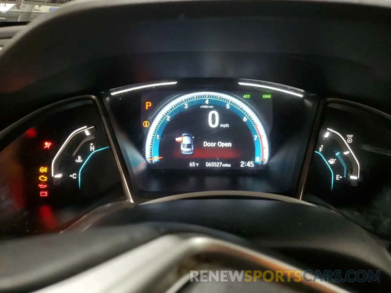 9 fotografías del automóvil dañado 19XFC1F38ME206401 HONDA CIVIC 2021