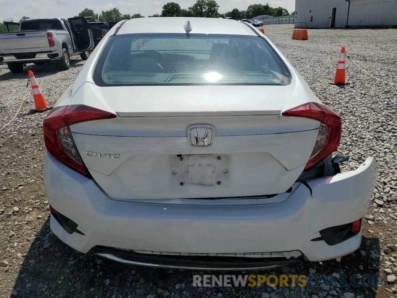 6 fotografías del automóvil dañado 19XFC1F39ME012010 HONDA CIVIC 2021