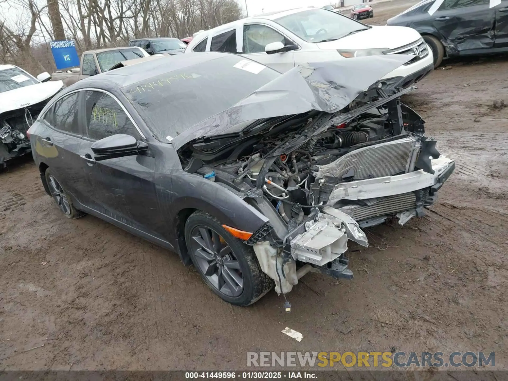 1 fotografías del automóvil dañado 19XFC1F3XME009732 HONDA CIVIC 2021