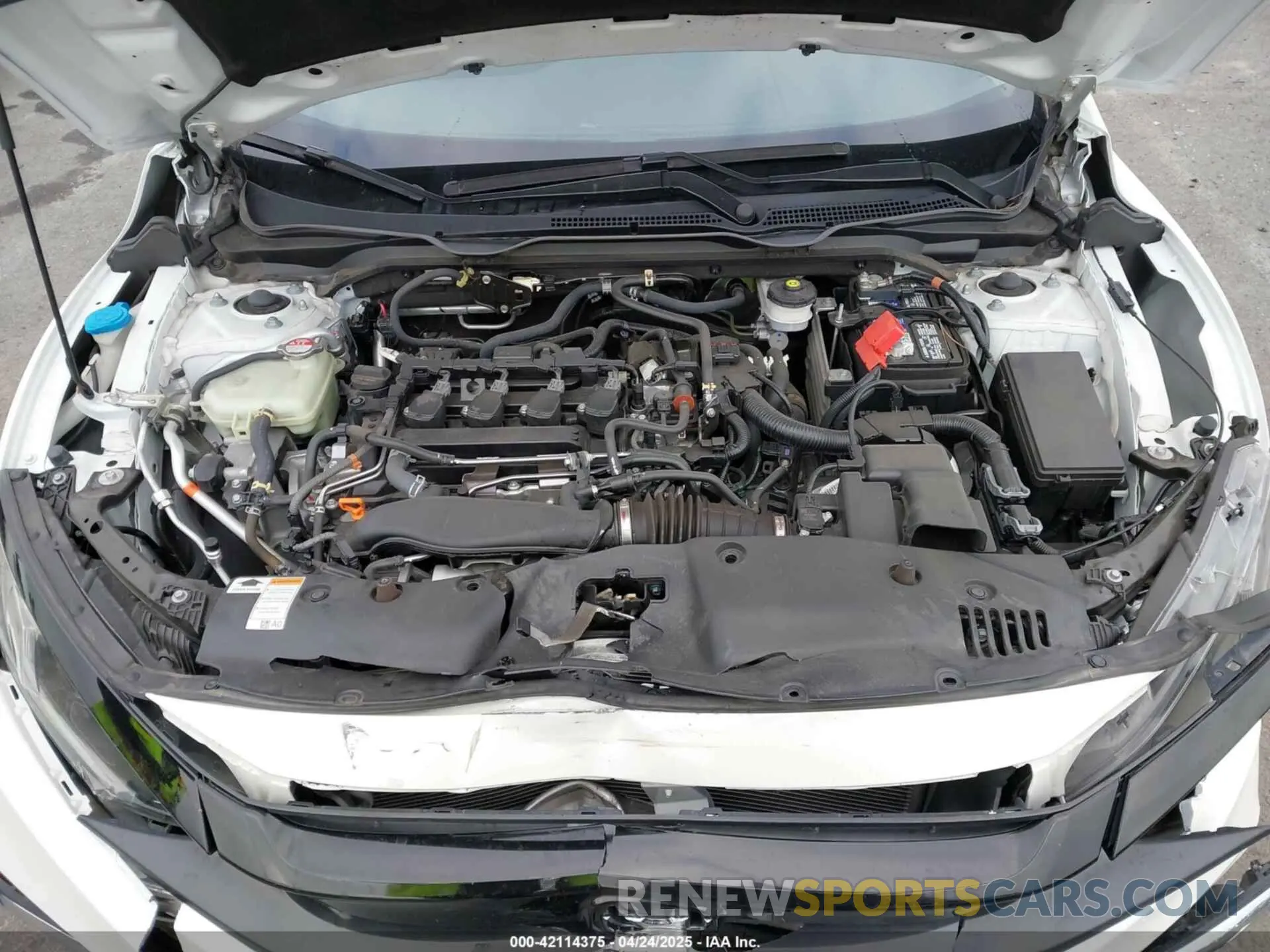 10 fotografías del automóvil dañado 19XFC1F3XME203726 HONDA CIVIC 2021
