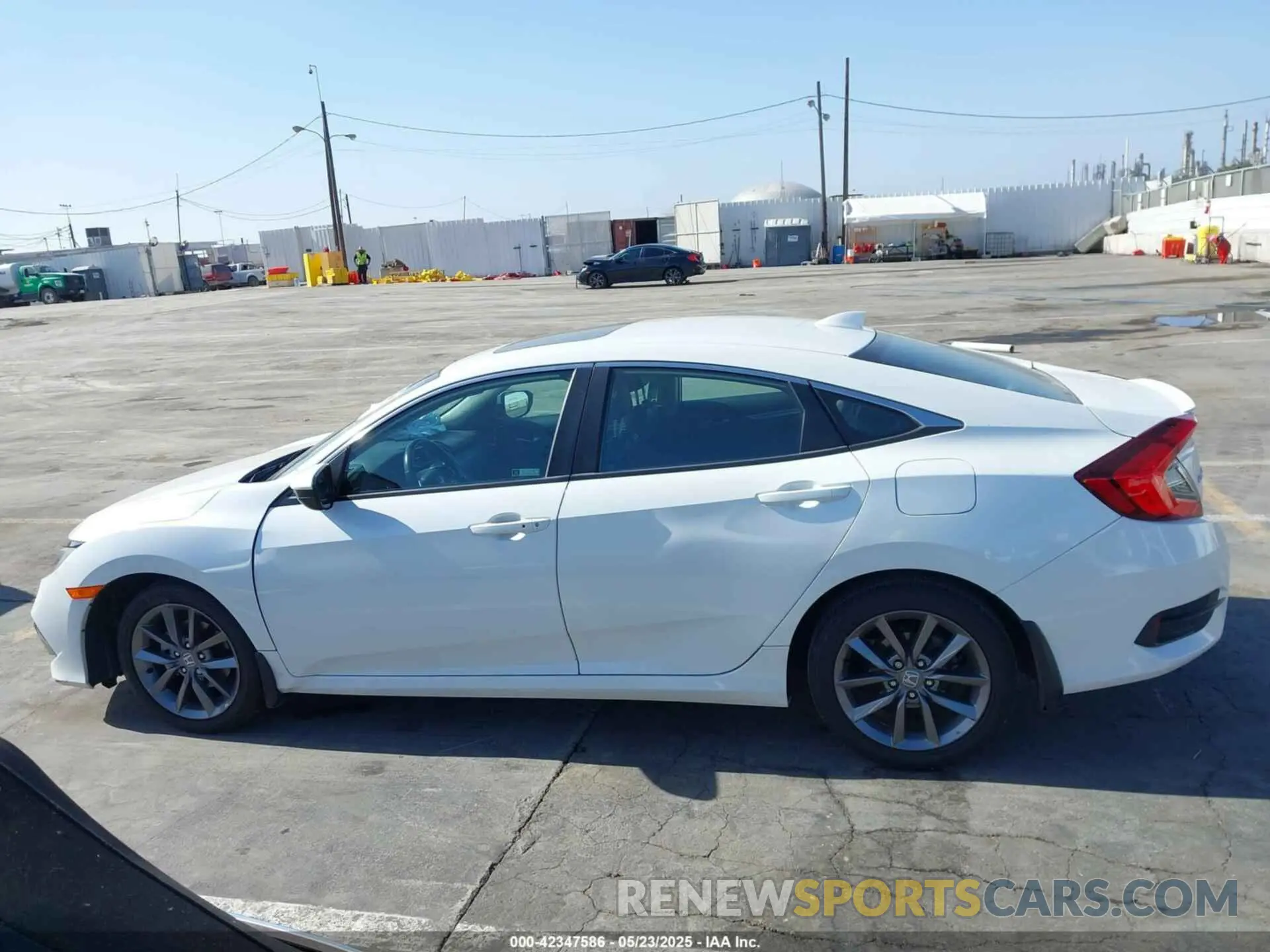 14 fotografías del automóvil dañado 19XFC1F73ME202145 HONDA CIVIC 2021