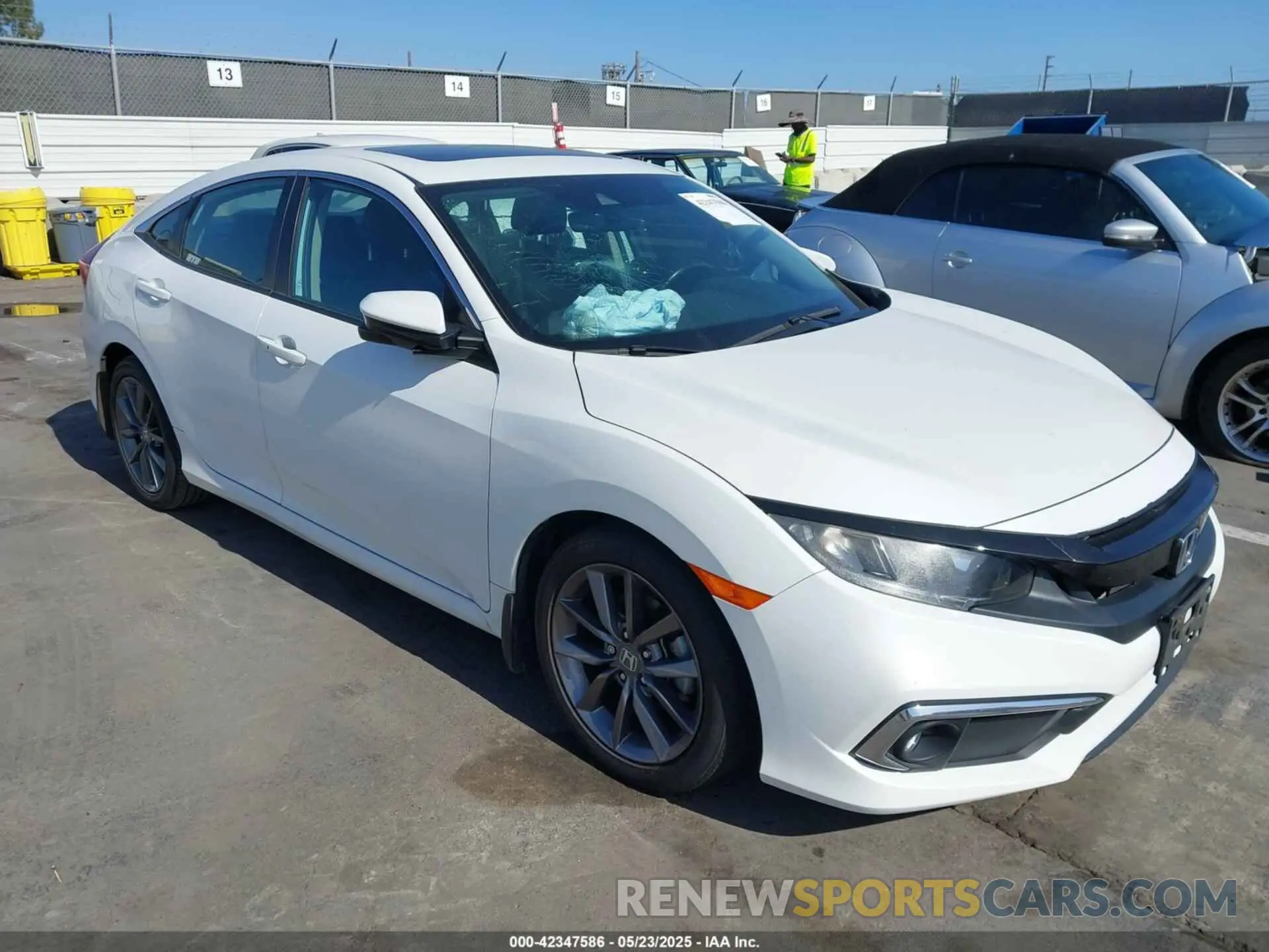 6 fotografías del automóvil dañado 19XFC1F73ME202145 HONDA CIVIC 2021