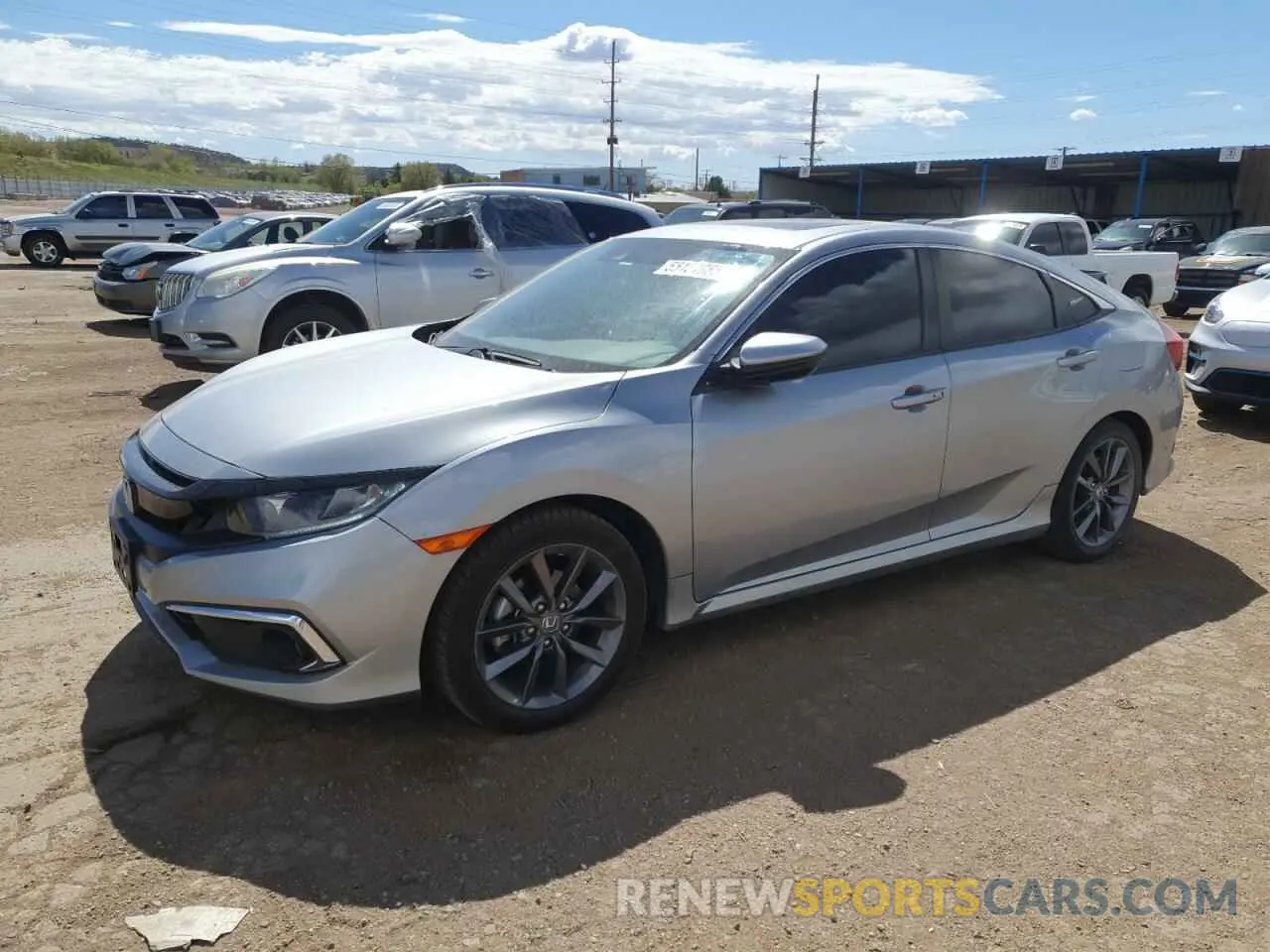 1 fotografías del automóvil dañado 19XFC1F74ME208536 HONDA CIVIC 2021