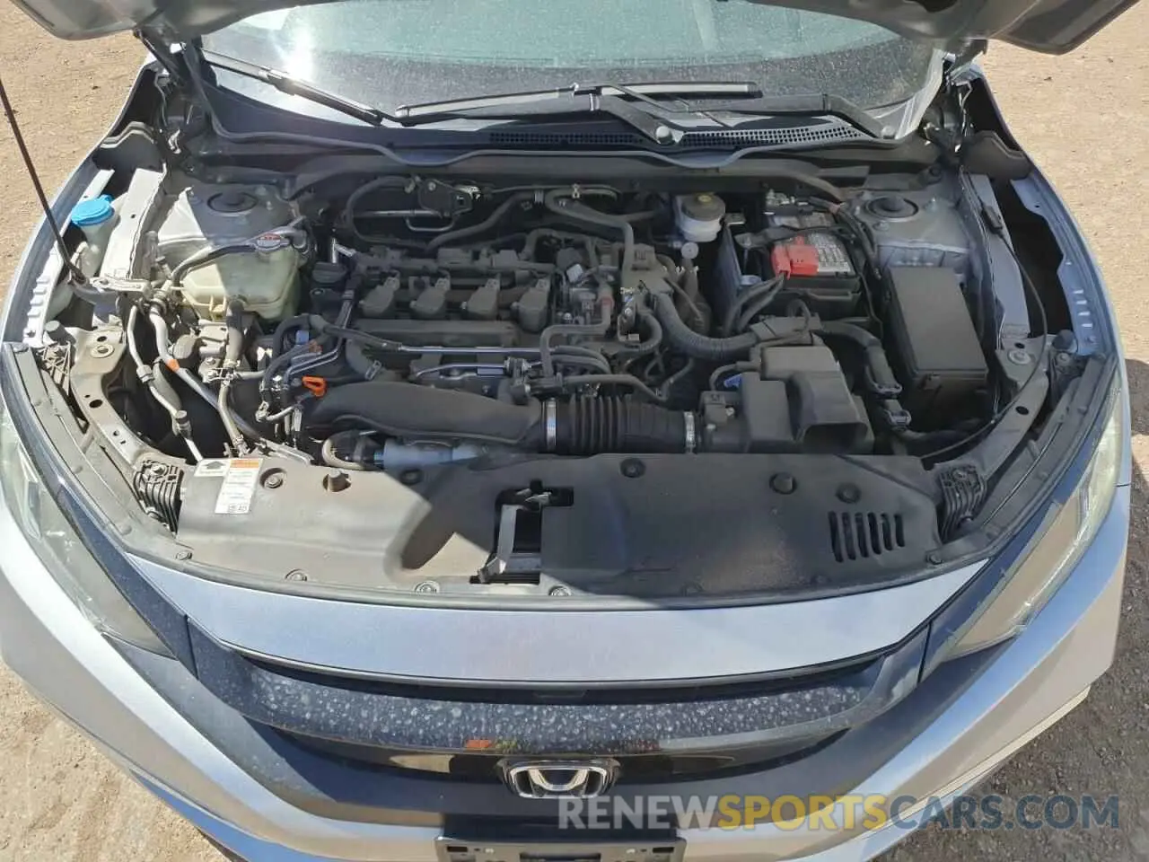 11 fotografías del automóvil dañado 19XFC1F74ME208536 HONDA CIVIC 2021