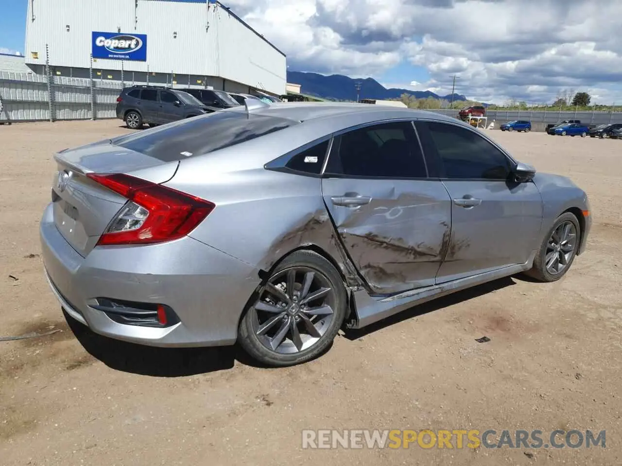 3 fotografías del automóvil dañado 19XFC1F74ME208536 HONDA CIVIC 2021