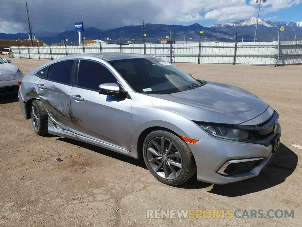 4 fotografías del automóvil dañado 19XFC1F74ME208536 HONDA CIVIC 2021