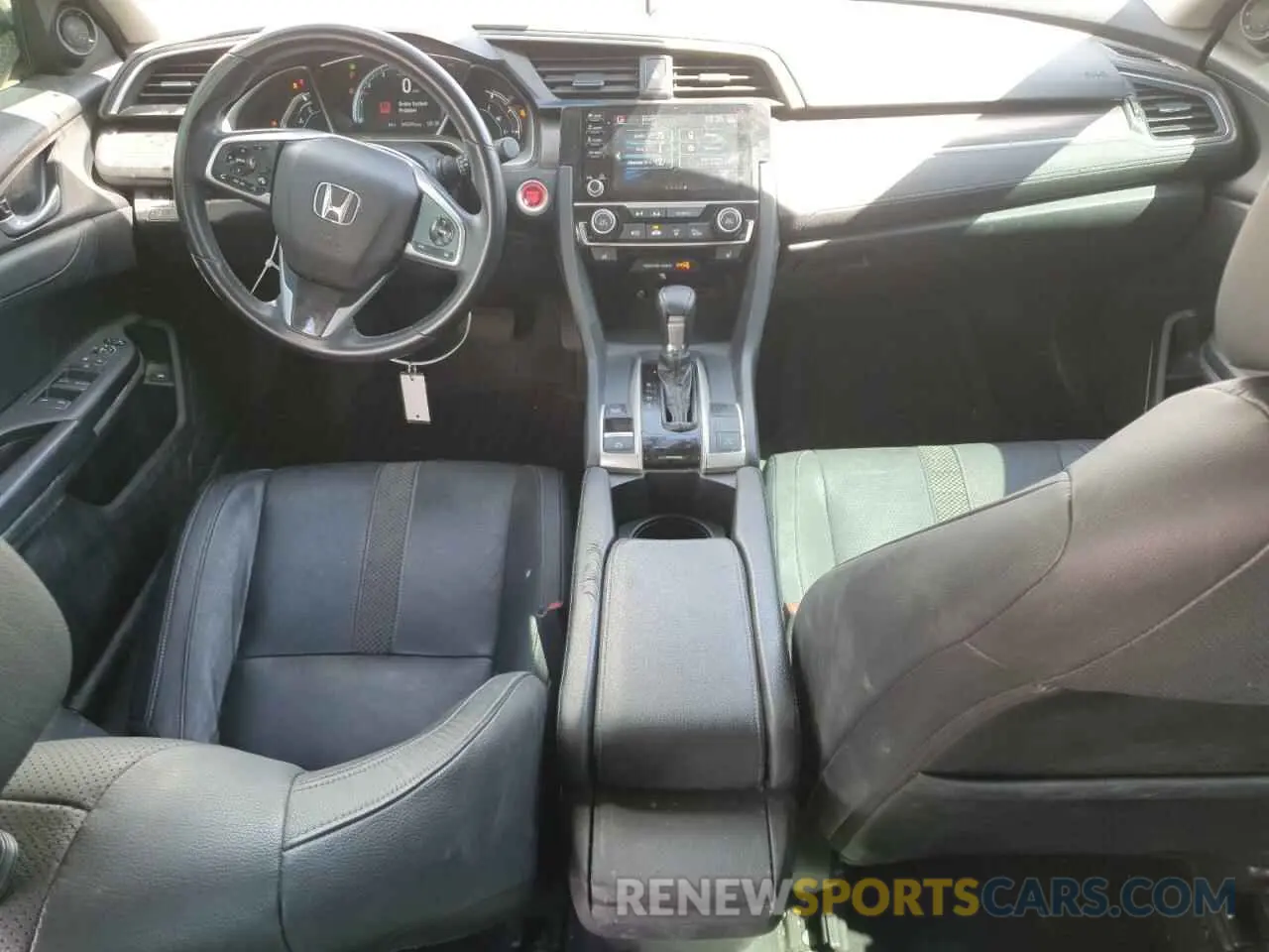 8 fotografías del automóvil dañado 19XFC1F74ME208536 HONDA CIVIC 2021