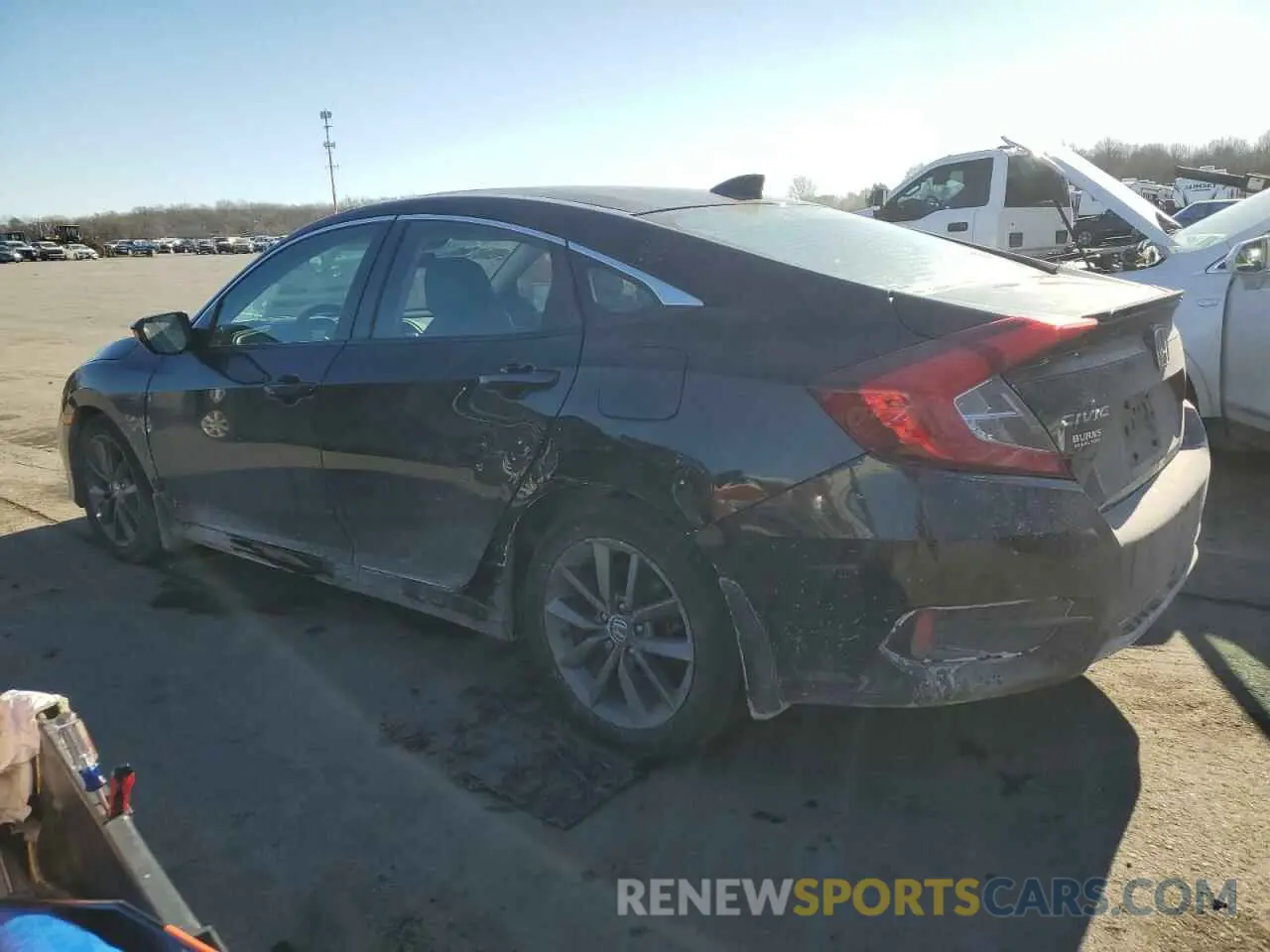 2 fotografías del automóvil dañado 19XFC1F75ME209906 HONDA CIVIC 2021