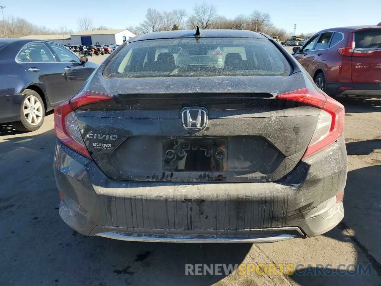 6 fotografías del automóvil dañado 19XFC1F75ME209906 HONDA CIVIC 2021