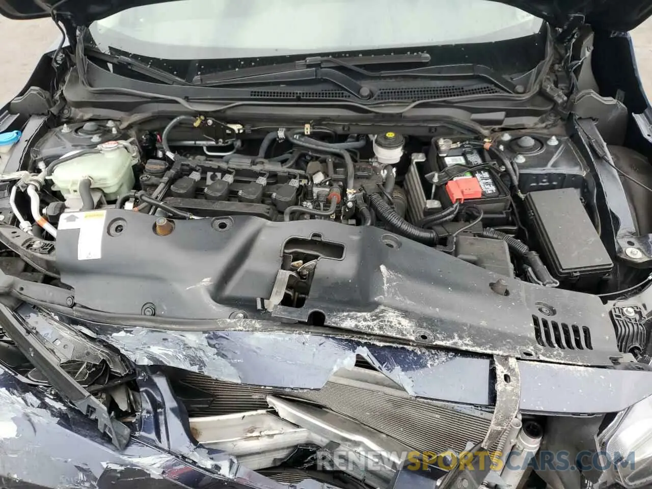 12 fotografías del automóvil dañado 19XFC1F79ME001348 HONDA CIVIC 2021