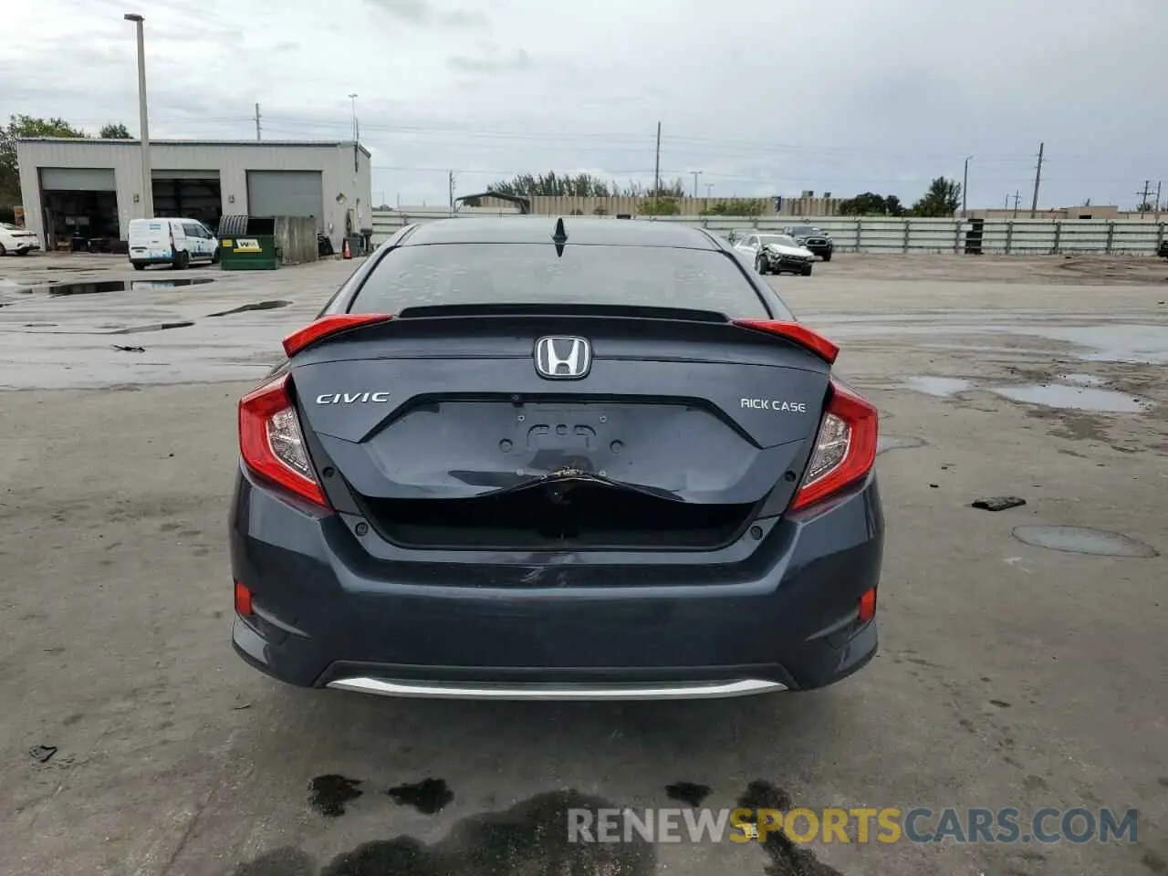 6 fotografías del automóvil dañado 19XFC1F79ME001348 HONDA CIVIC 2021