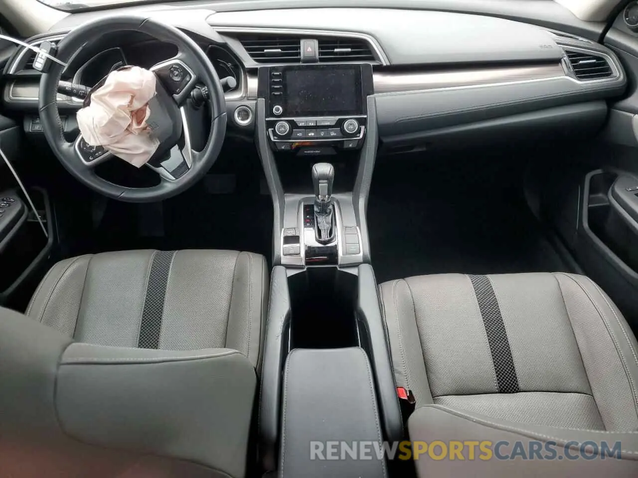 8 fotografías del automóvil dañado 19XFC1F79ME001348 HONDA CIVIC 2021