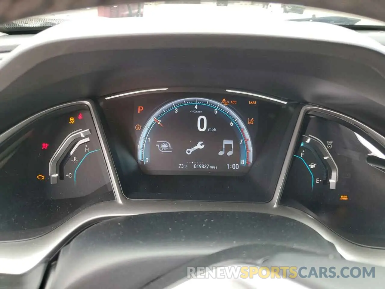 9 fotografías del automóvil dañado 19XFC1F79ME001348 HONDA CIVIC 2021