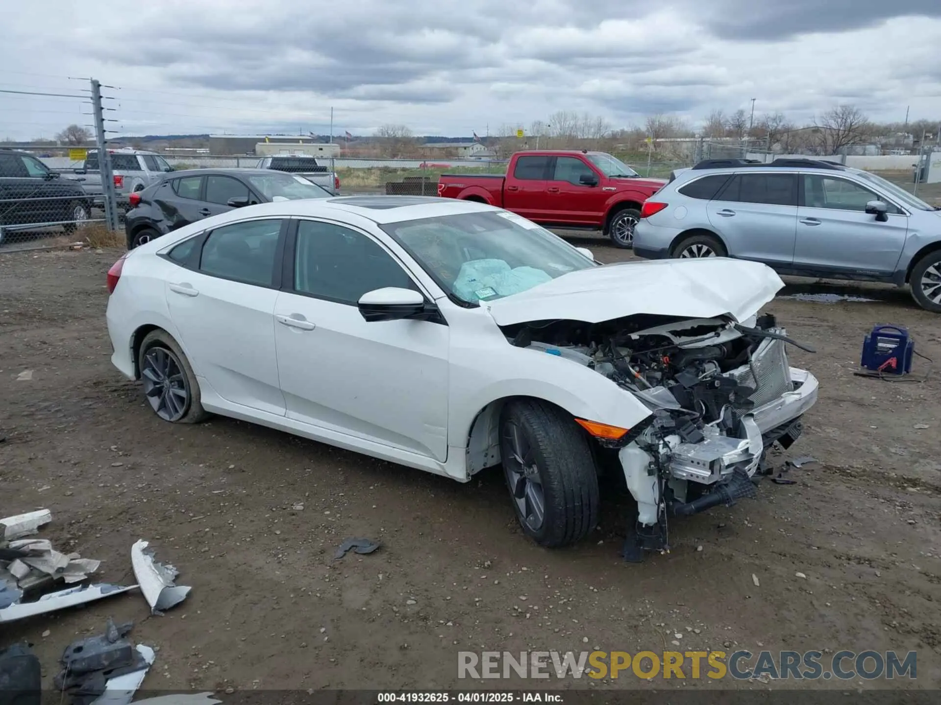 1 fotografías del automóvil dañado 19XFC1F7XME005554 HONDA CIVIC 2021