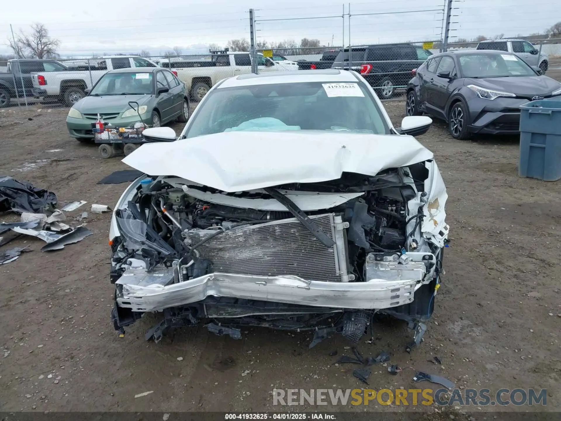 13 fotografías del automóvil dañado 19XFC1F7XME005554 HONDA CIVIC 2021
