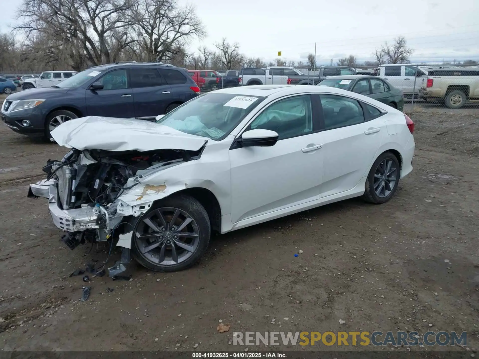 2 fotografías del automóvil dañado 19XFC1F7XME005554 HONDA CIVIC 2021