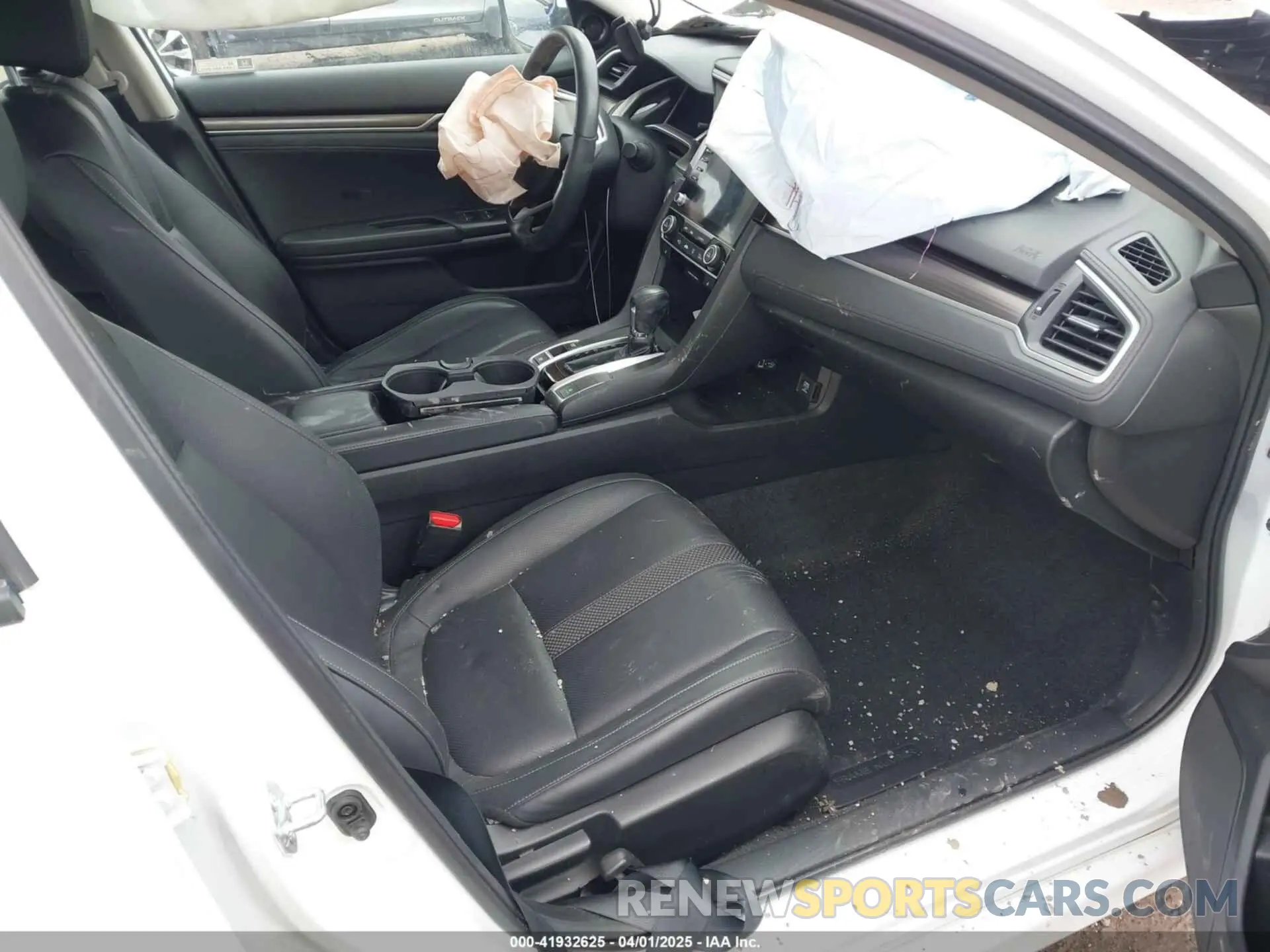 5 fotografías del automóvil dañado 19XFC1F7XME005554 HONDA CIVIC 2021