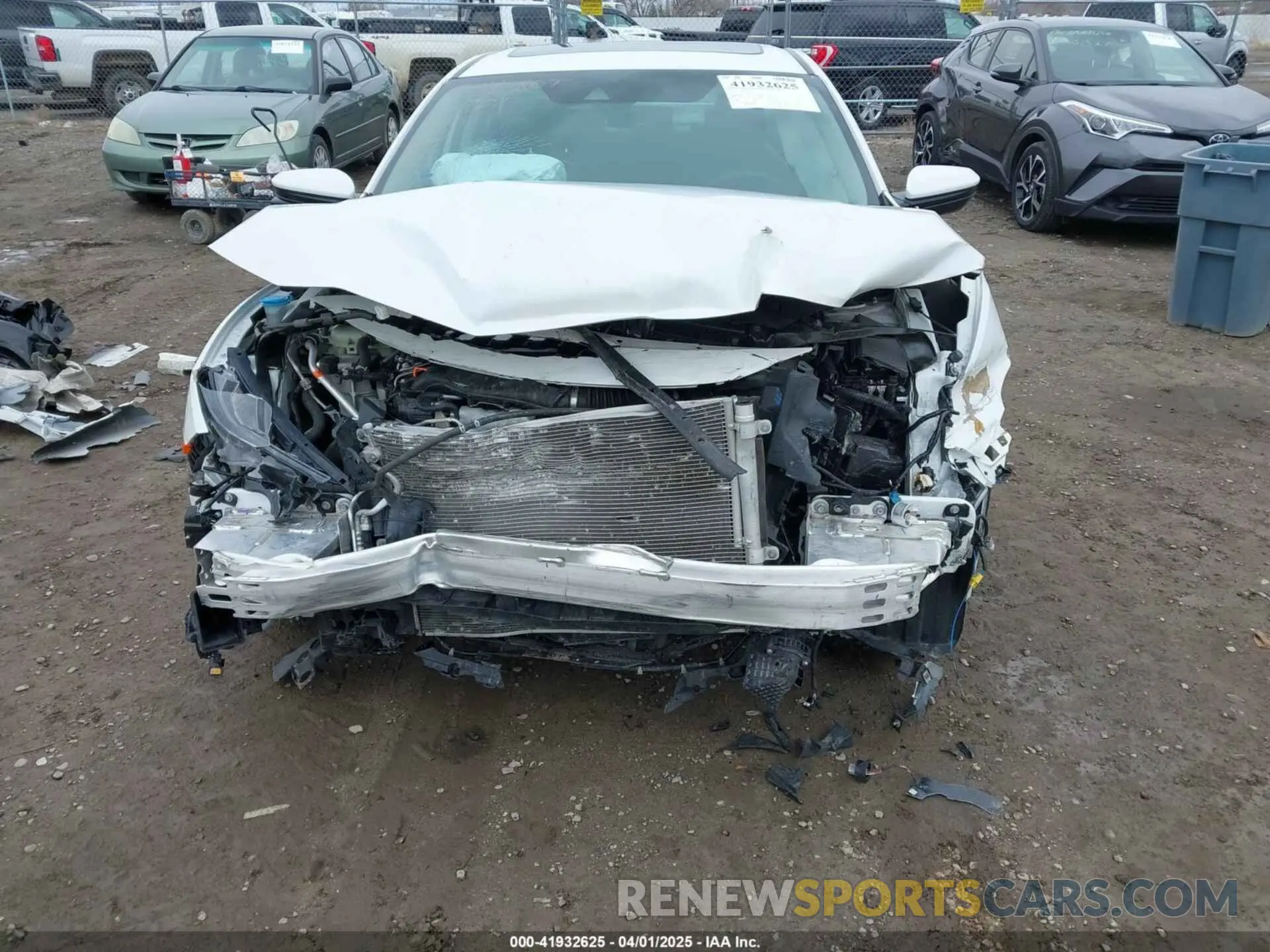 6 fotografías del automóvil dañado 19XFC1F7XME005554 HONDA CIVIC 2021