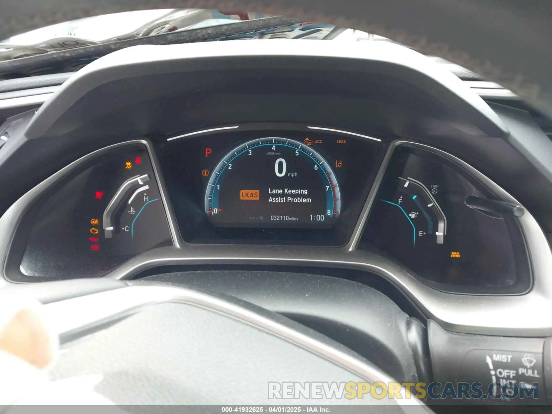 7 fotografías del automóvil dañado 19XFC1F7XME005554 HONDA CIVIC 2021