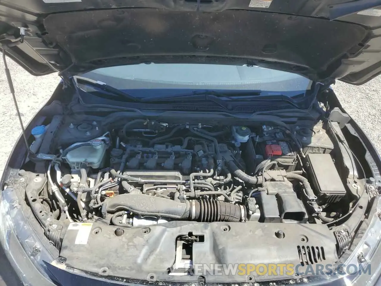 11 fotografías del automóvil dañado 19XFC1F7XME208685 HONDA CIVIC 2021
