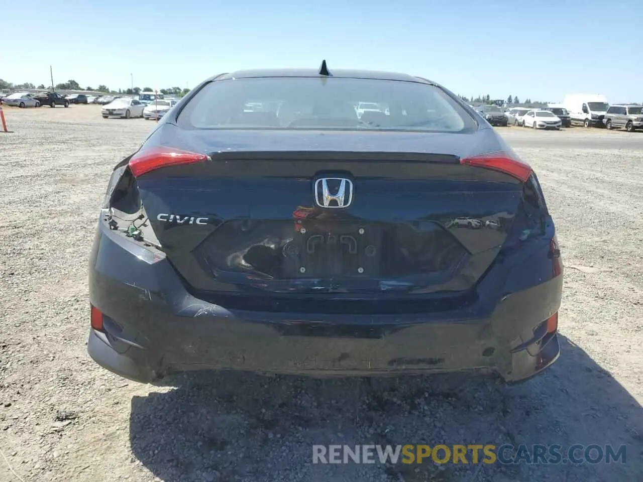 6 fotografías del automóvil dañado 19XFC1F7XME208685 HONDA CIVIC 2021