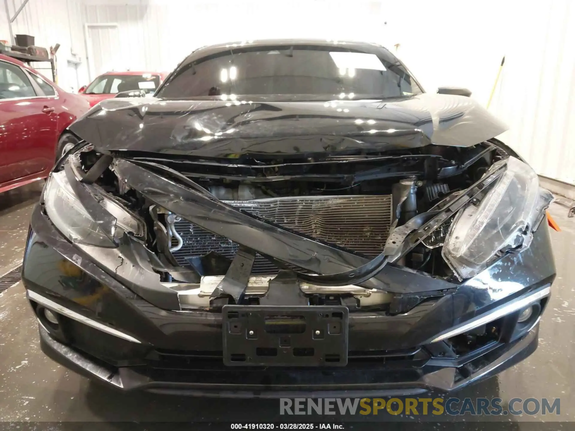12 fotografías del automóvil dañado 19XFC1F96ME210323 HONDA CIVIC 2021