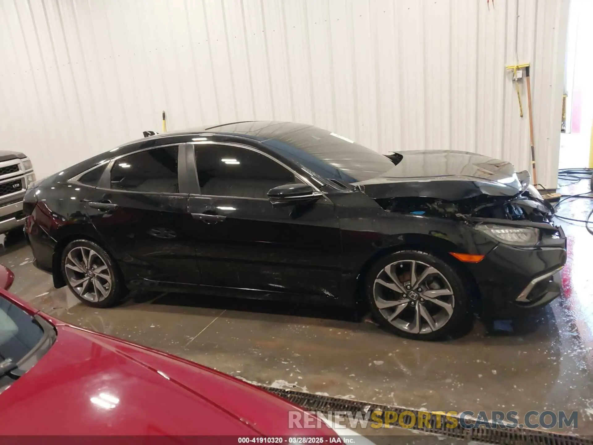 13 fotografías del automóvil dañado 19XFC1F96ME210323 HONDA CIVIC 2021