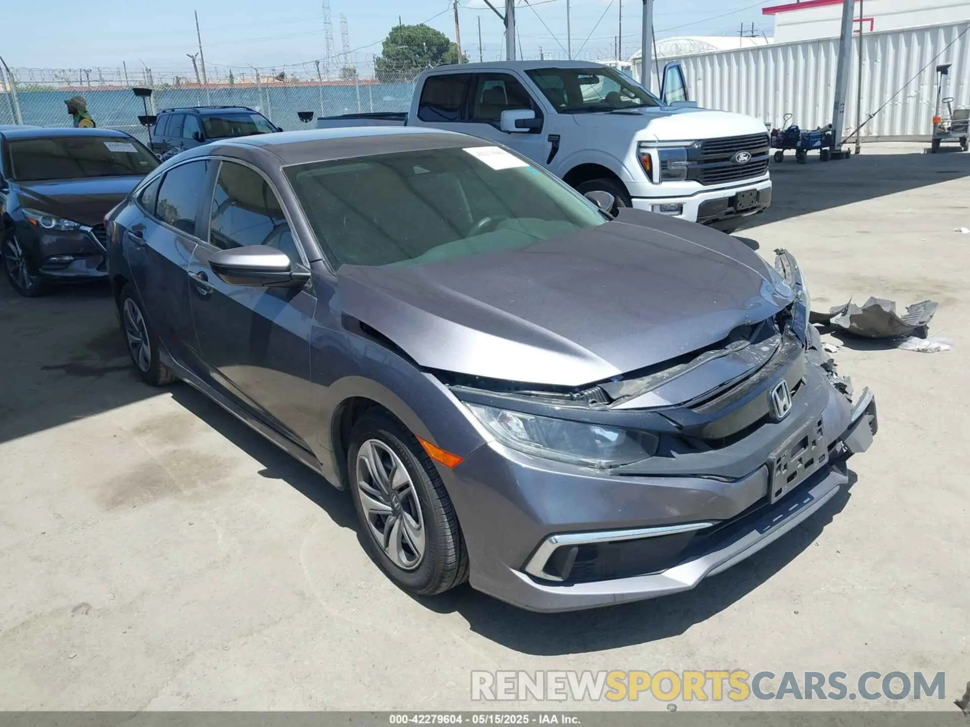 1 fotografías del automóvil dañado 19XFC2F62ME201341 HONDA CIVIC 2021