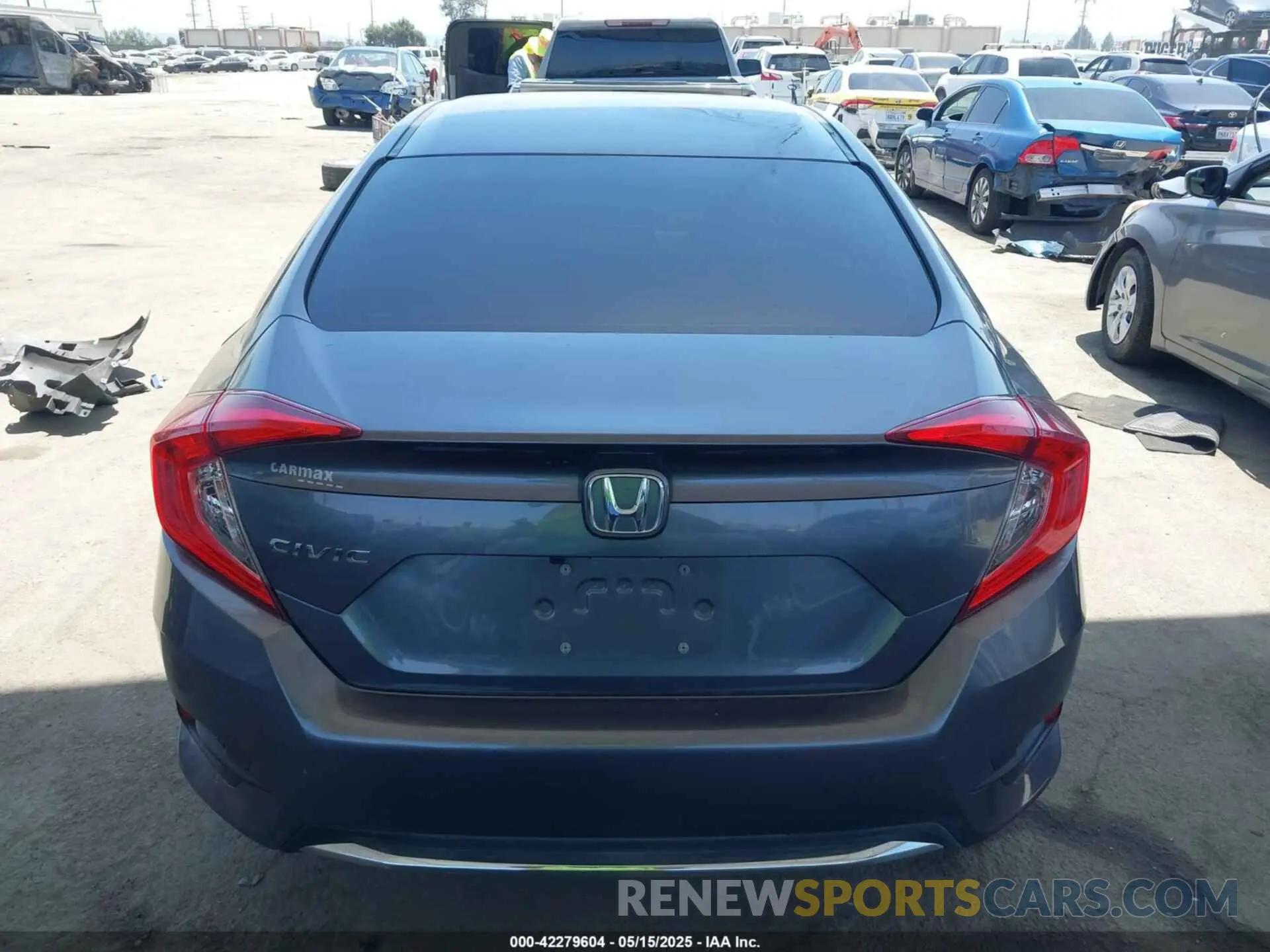 16 fotografías del automóvil dañado 19XFC2F62ME201341 HONDA CIVIC 2021