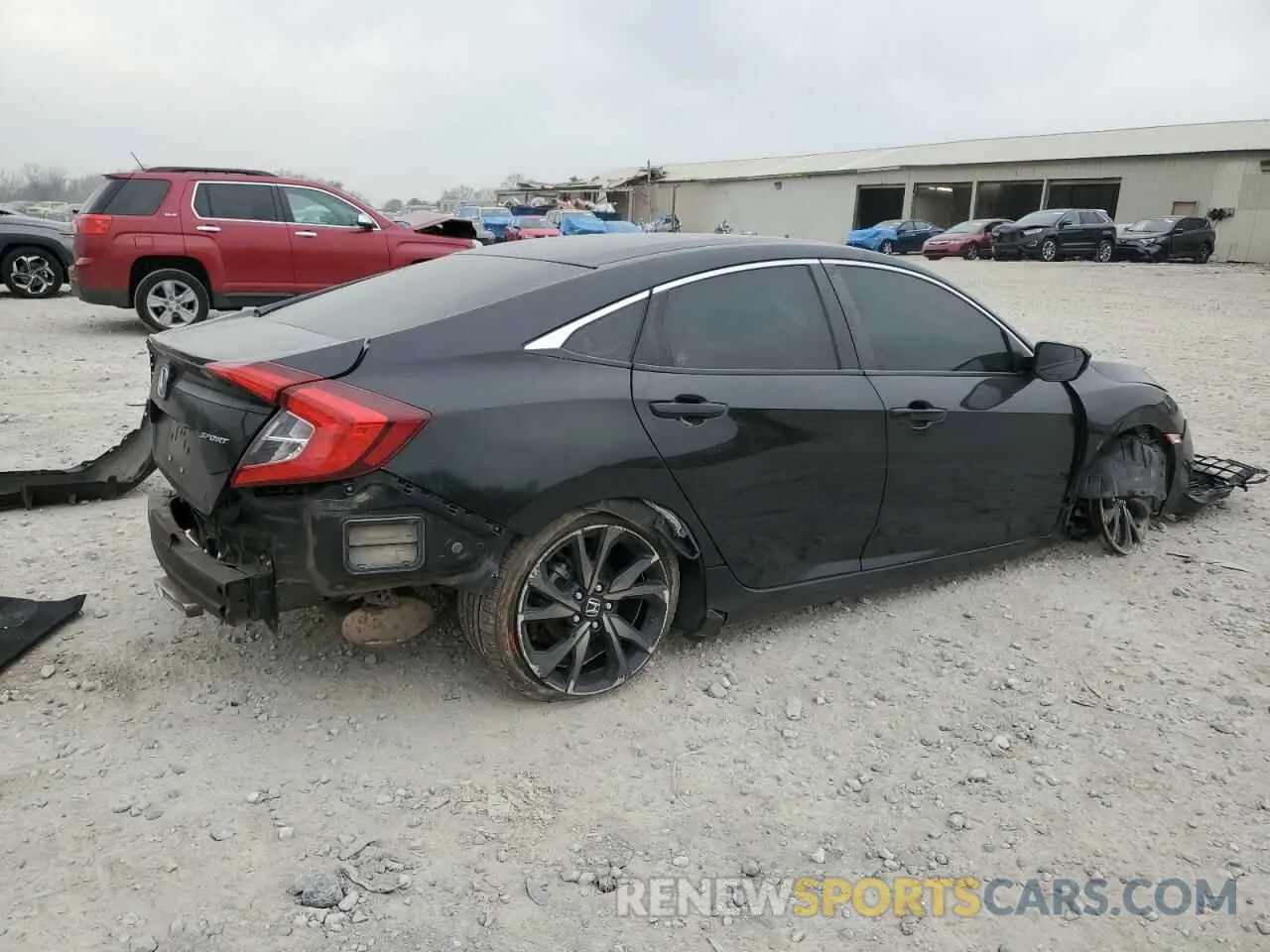 3 fotografías del automóvil dañado 19XFC2F80ME203185 HONDA CIVIC 2021