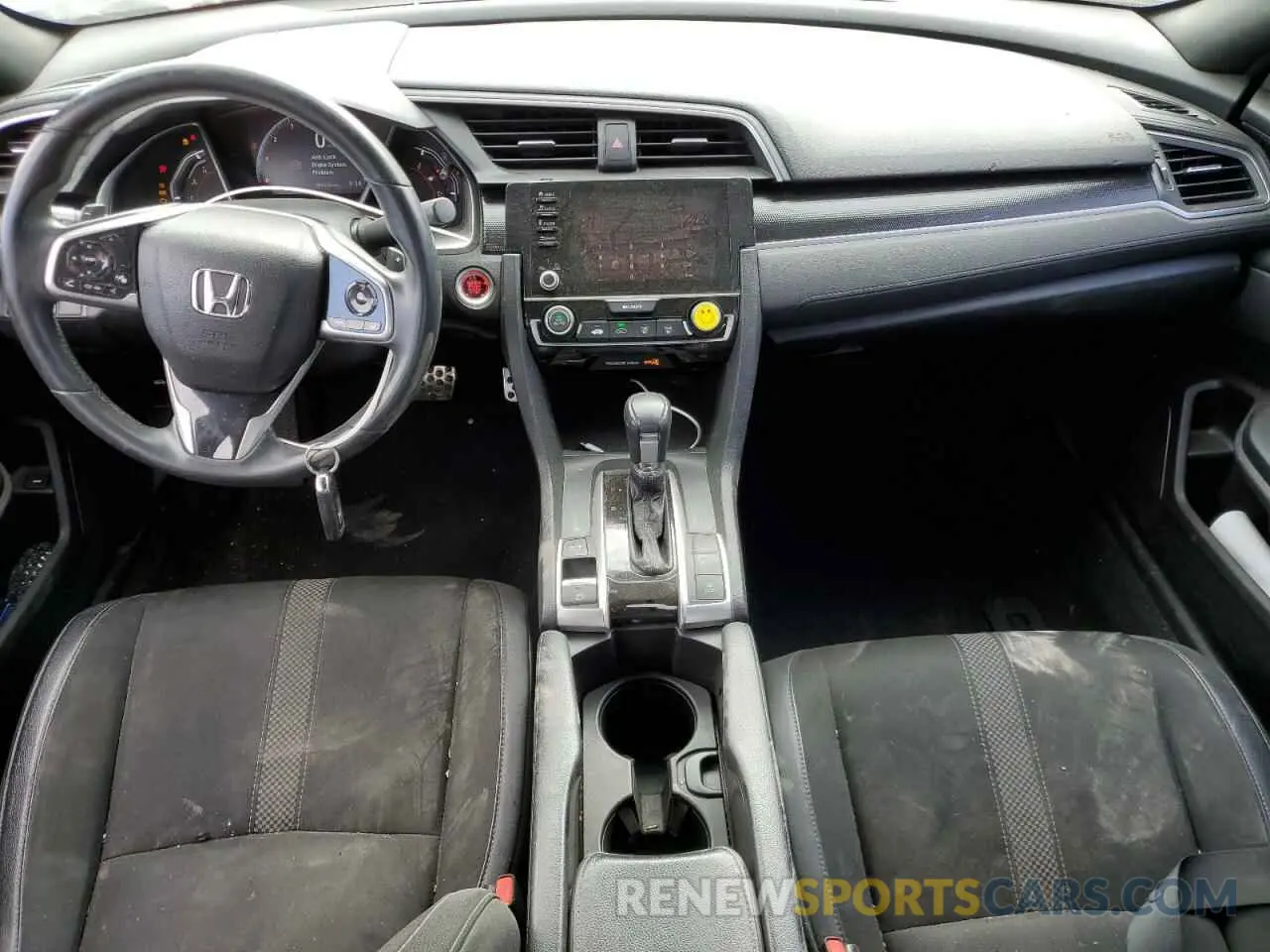 8 fotografías del automóvil dañado 19XFC2F81ME201445 HONDA CIVIC 2021