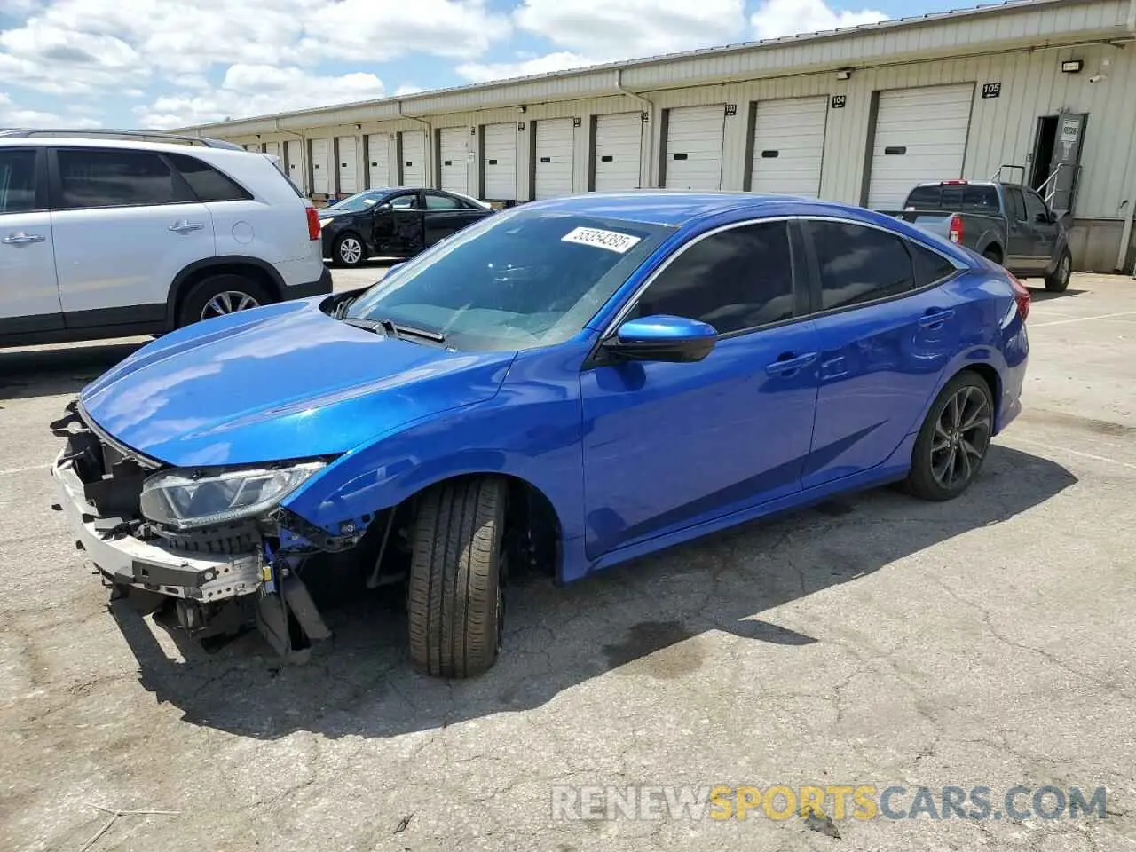 1 fotografías del automóvil dañado 19XFC2F84ME002079 HONDA CIVIC 2021