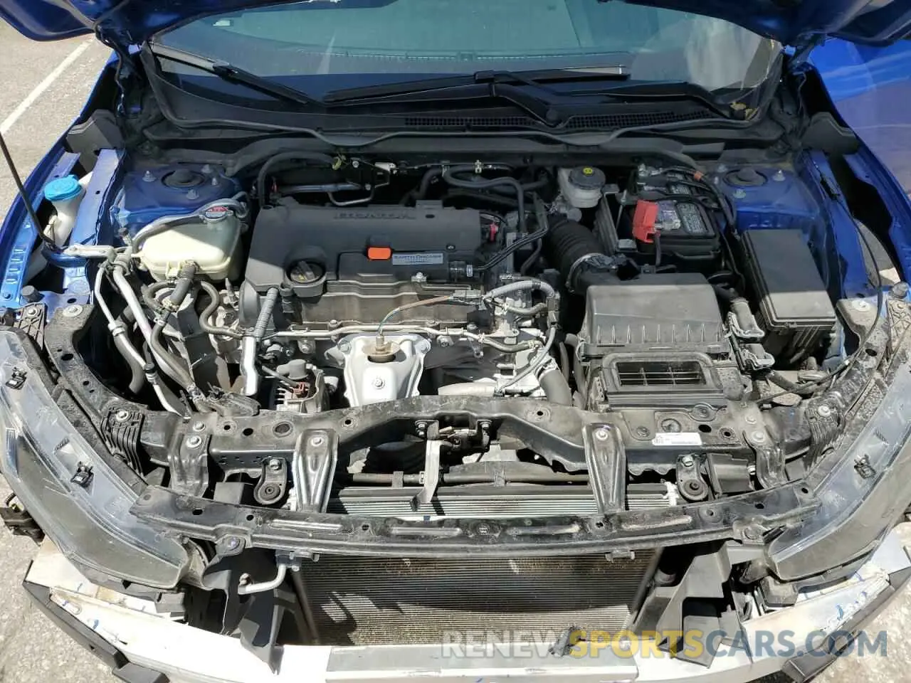 11 fotografías del automóvil dañado 19XFC2F84ME002079 HONDA CIVIC 2021