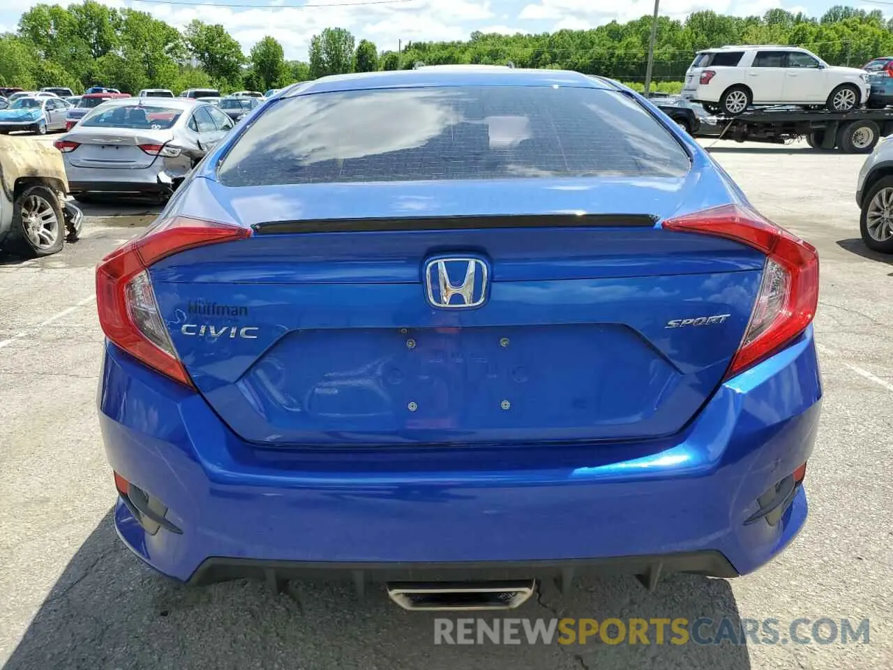 6 fotografías del automóvil dañado 19XFC2F84ME002079 HONDA CIVIC 2021