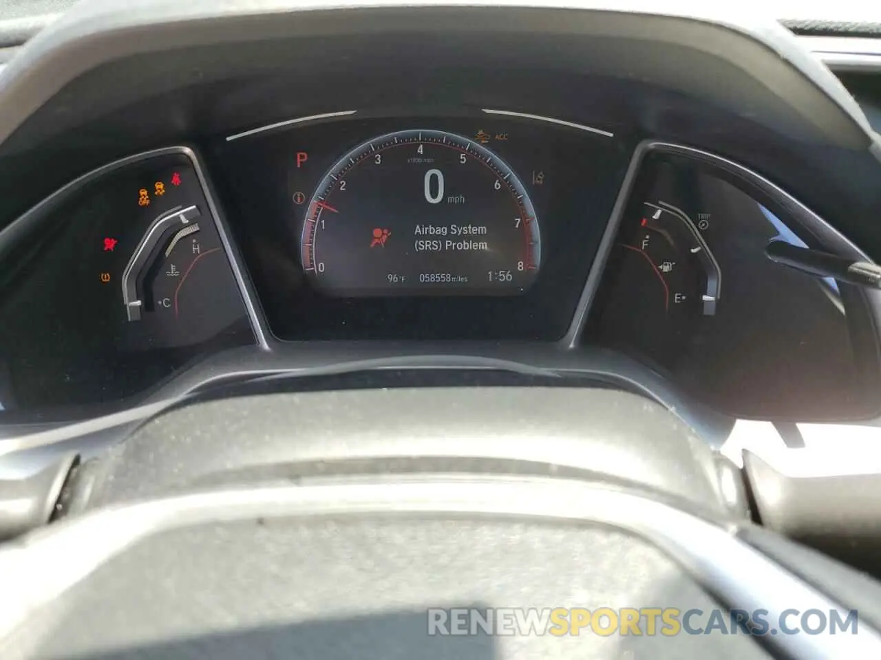 9 fotografías del automóvil dañado 19XFC2F84ME002079 HONDA CIVIC 2021
