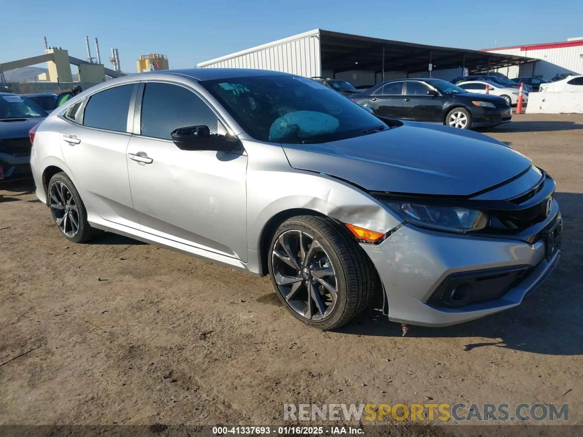 1 fotografías del automóvil dañado 19XFC2F84ME002311 HONDA CIVIC 2021