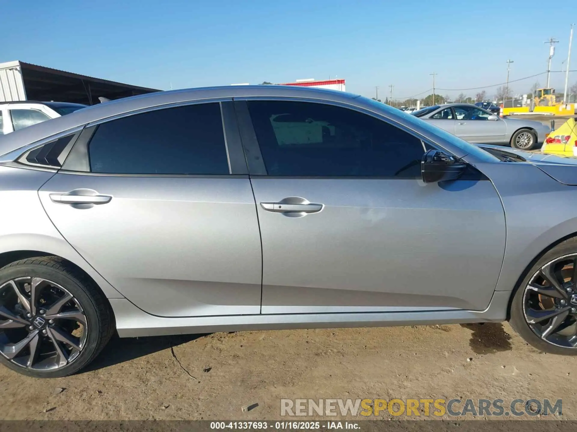 13 fotografías del automóvil dañado 19XFC2F84ME002311 HONDA CIVIC 2021