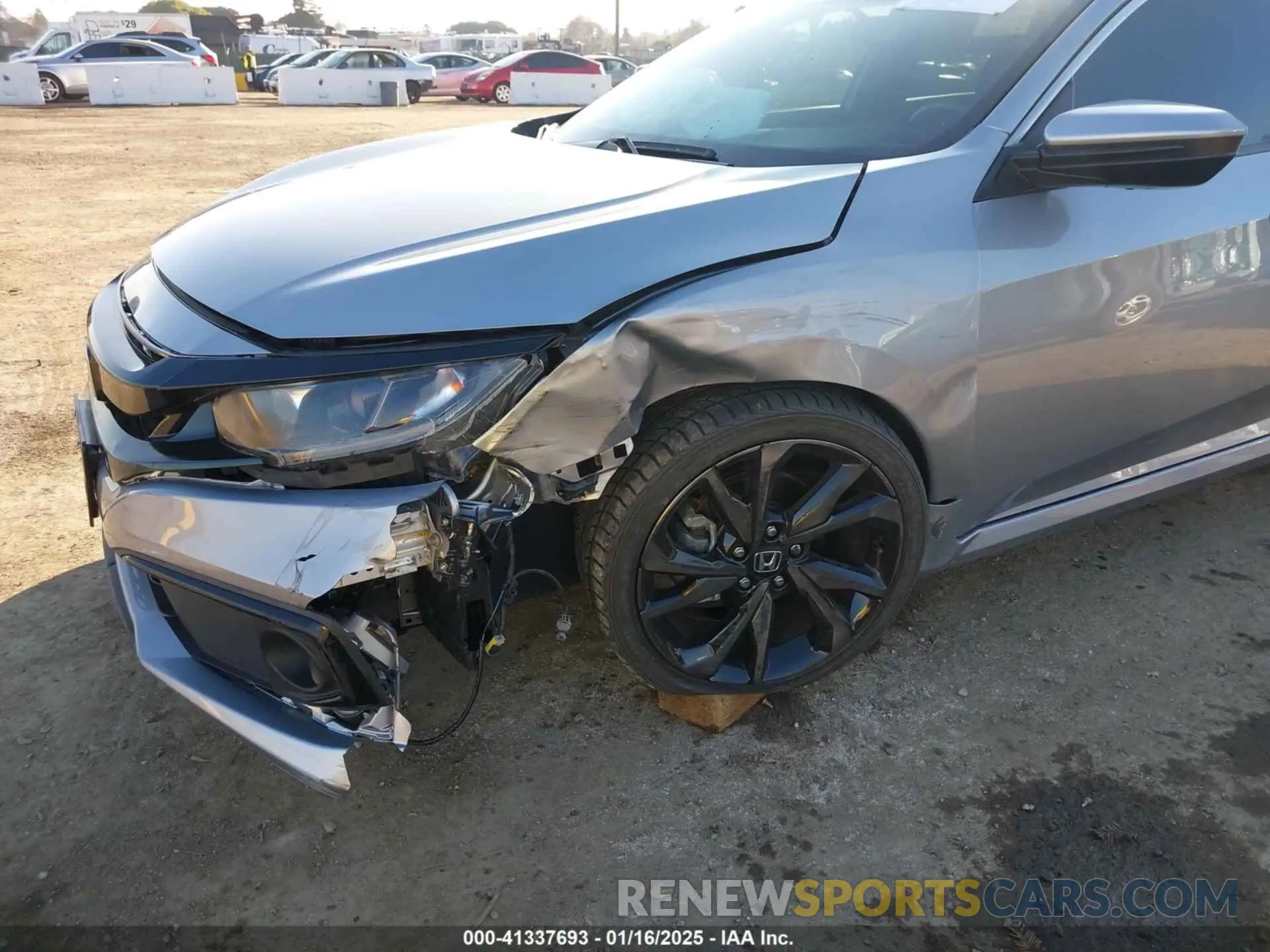 6 fotografías del automóvil dañado 19XFC2F84ME002311 HONDA CIVIC 2021